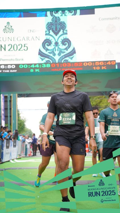 Race photo from Mangkunegaran Run 2025
