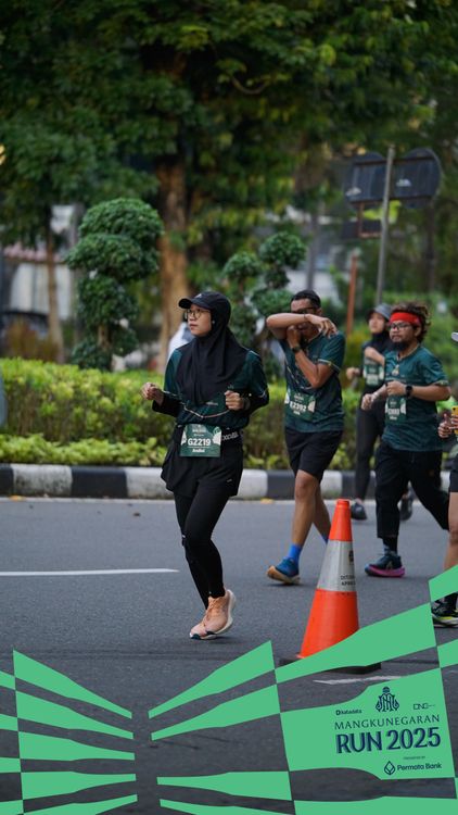 Race photo from Mangkunegaran Run 2025