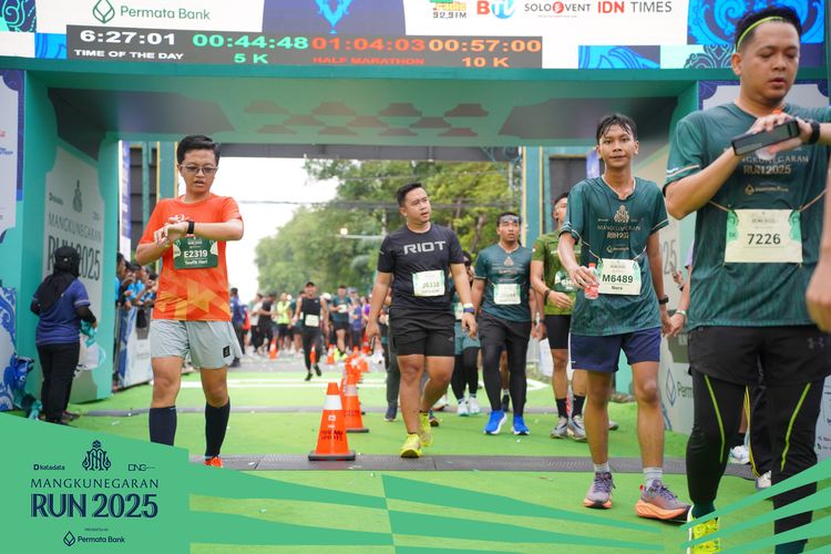 Race photo from Mangkunegaran Run 2025