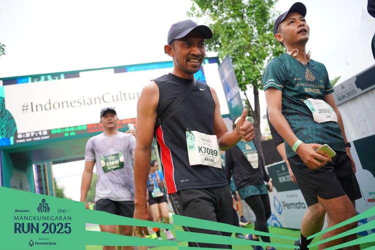 Race photo from Mangkunegaran Run 2025
