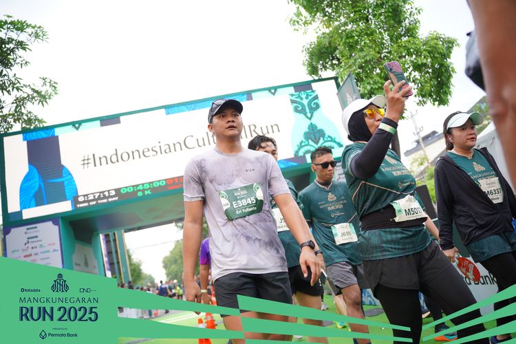 Race photo from Mangkunegaran Run 2025