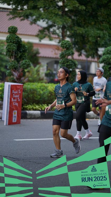 Race photo from Mangkunegaran Run 2025