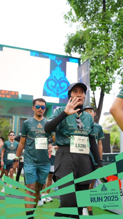 Race photo from Mangkunegaran Run 2025