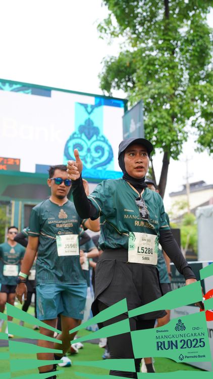 Race photo from Mangkunegaran Run 2025