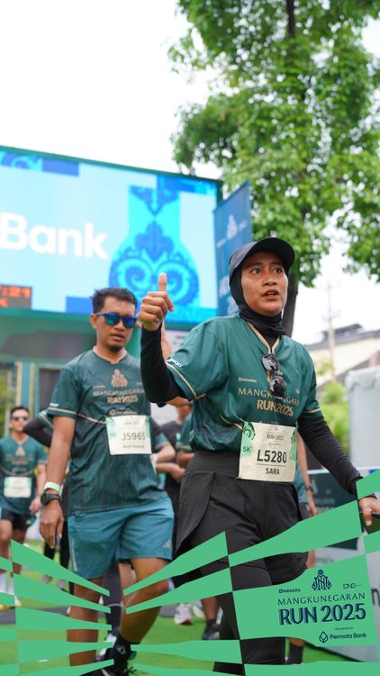 Race photo from Mangkunegaran Run 2025