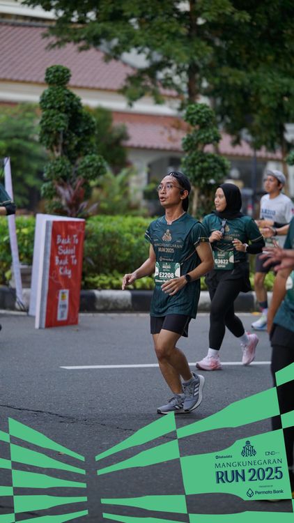Race photo from Mangkunegaran Run 2025