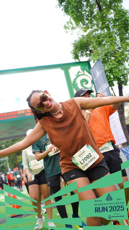 Race photo from Mangkunegaran Run 2025