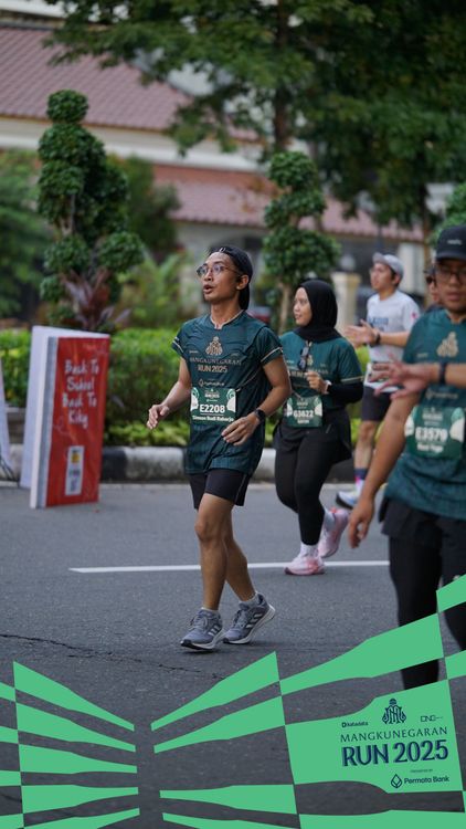 Race photo from Mangkunegaran Run 2025