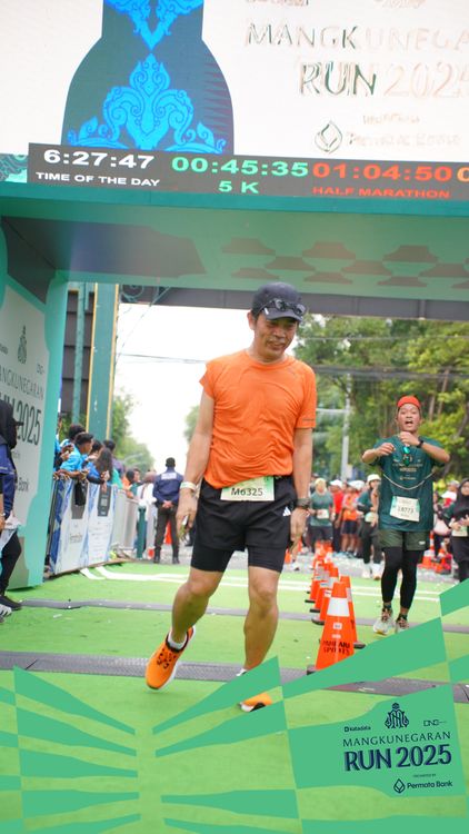 Race photo from Mangkunegaran Run 2025