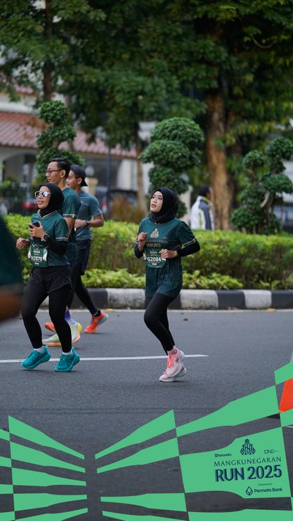 Race photo from Mangkunegaran Run 2025