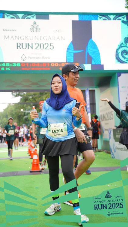 Race photo from Mangkunegaran Run 2025