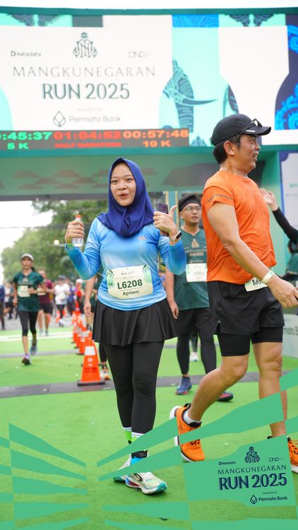 Race photo from Mangkunegaran Run 2025