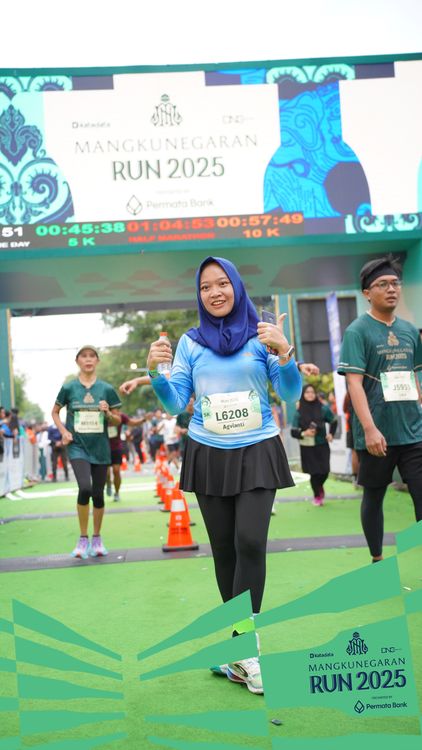 Race photo from Mangkunegaran Run 2025