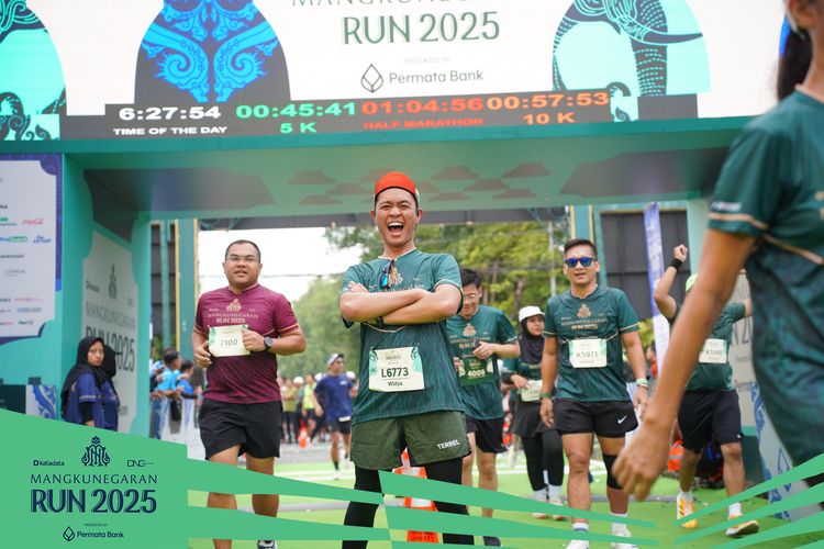 Race photo from Mangkunegaran Run 2025