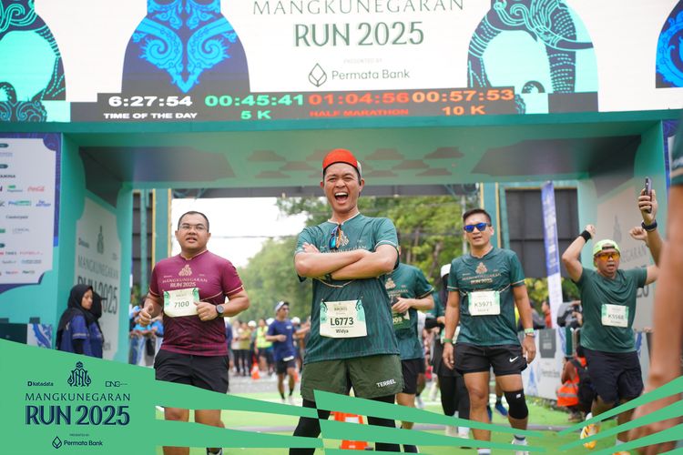 Race photo from Mangkunegaran Run 2025