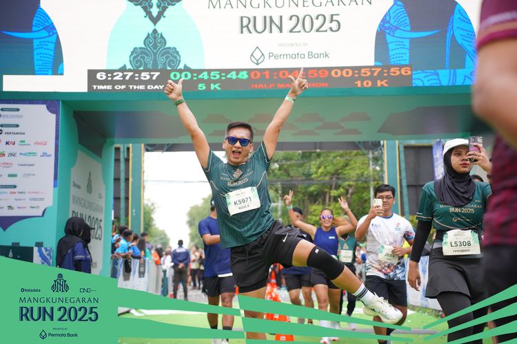 Race photo from Mangkunegaran Run 2025
