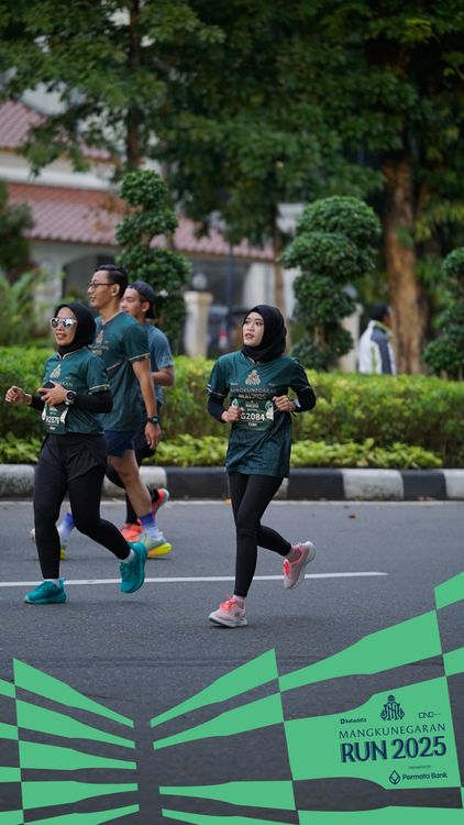 Race photo from Mangkunegaran Run 2025