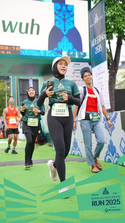 Race photo from Mangkunegaran Run 2025
