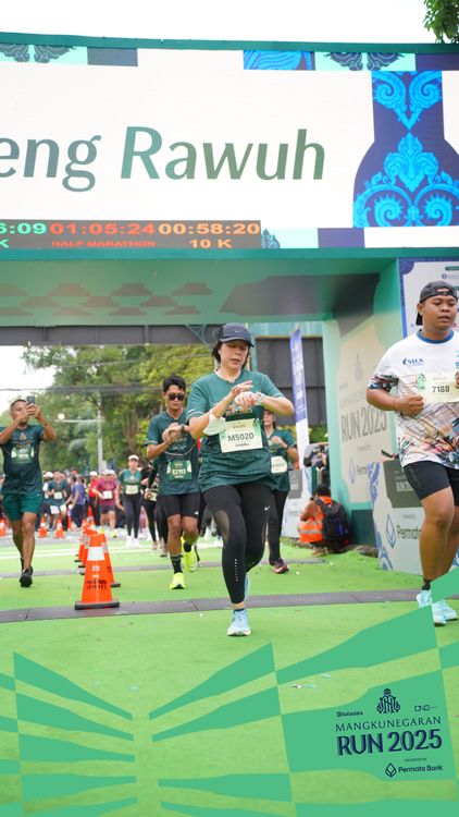 Race photo from Mangkunegaran Run 2025