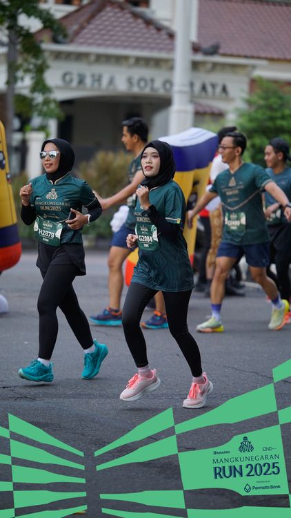 Race photo from Mangkunegaran Run 2025