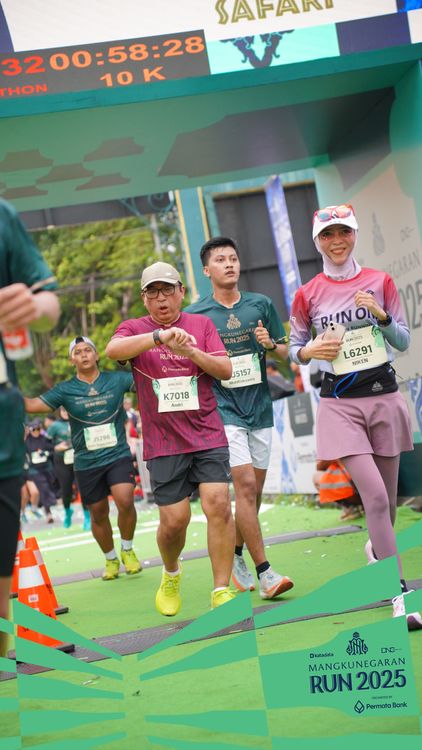 Race photo from Mangkunegaran Run 2025