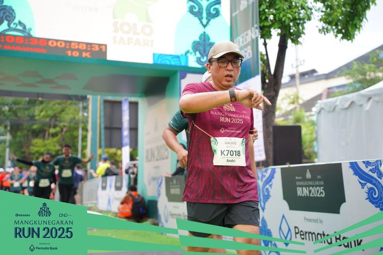 Race photo from Mangkunegaran Run 2025