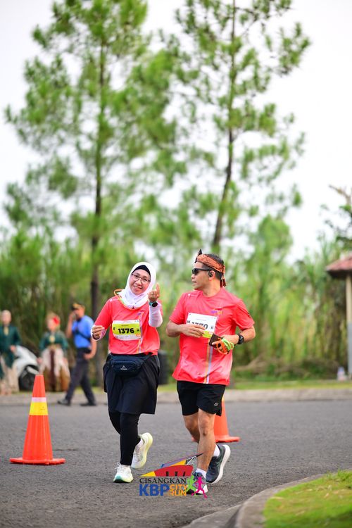 Race photo from CISANGKAN KBP CITY RUN 2025