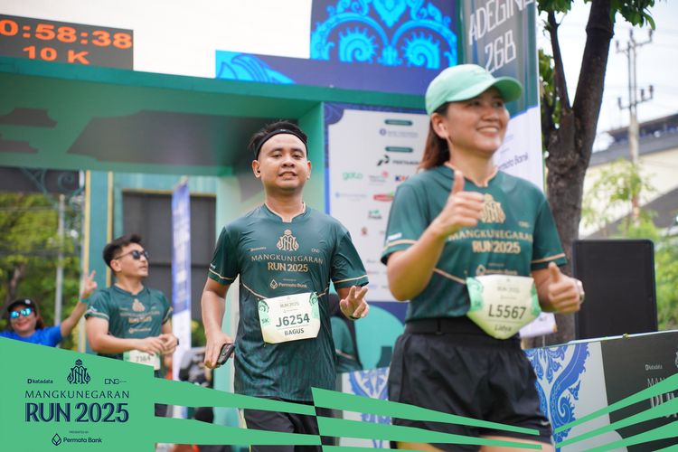 Race photo from Mangkunegaran Run 2025
