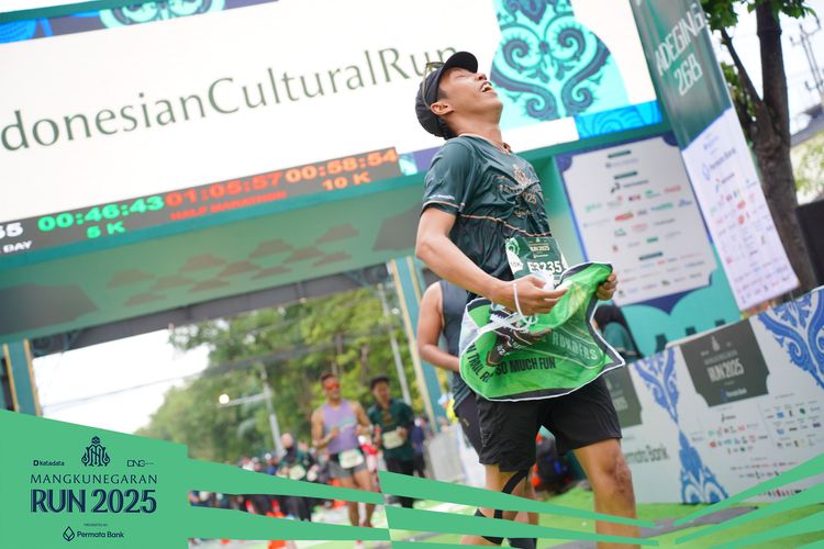 Race photo from Mangkunegaran Run 2025