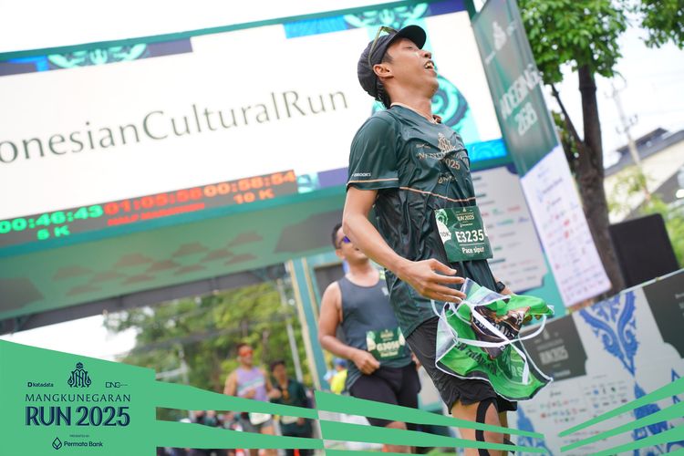 Race photo from Mangkunegaran Run 2025