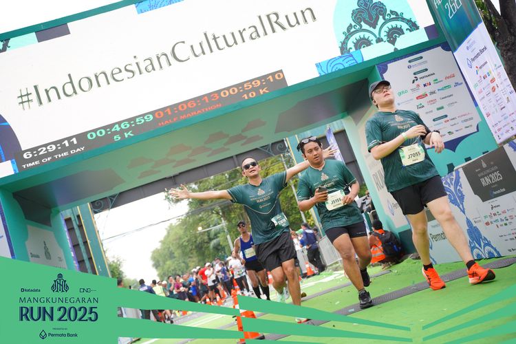 Race photo from Mangkunegaran Run 2025