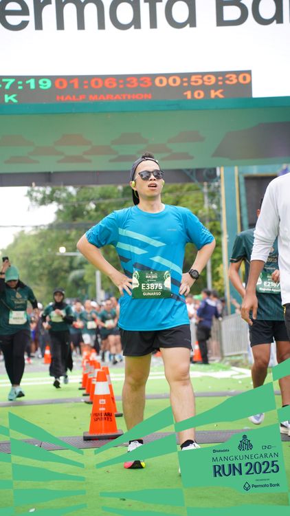 Race photo from Mangkunegaran Run 2025