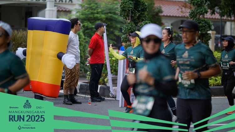 Race photo from Mangkunegaran Run 2025