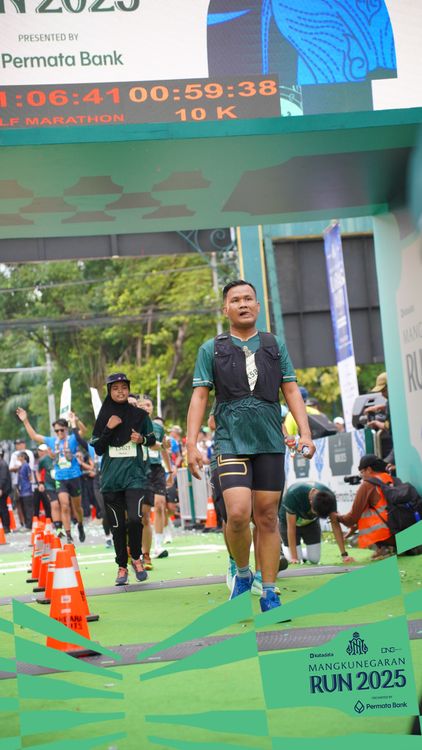 Race photo from Mangkunegaran Run 2025