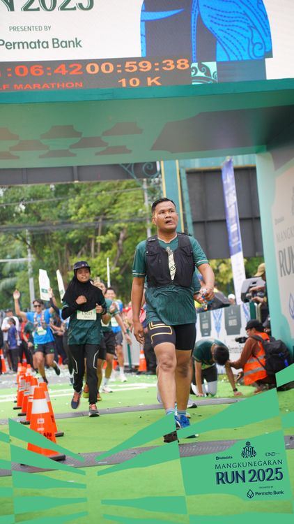Race photo from Mangkunegaran Run 2025