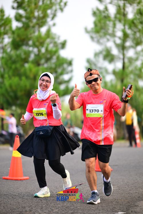 Race photo from CISANGKAN KBP CITY RUN 2025