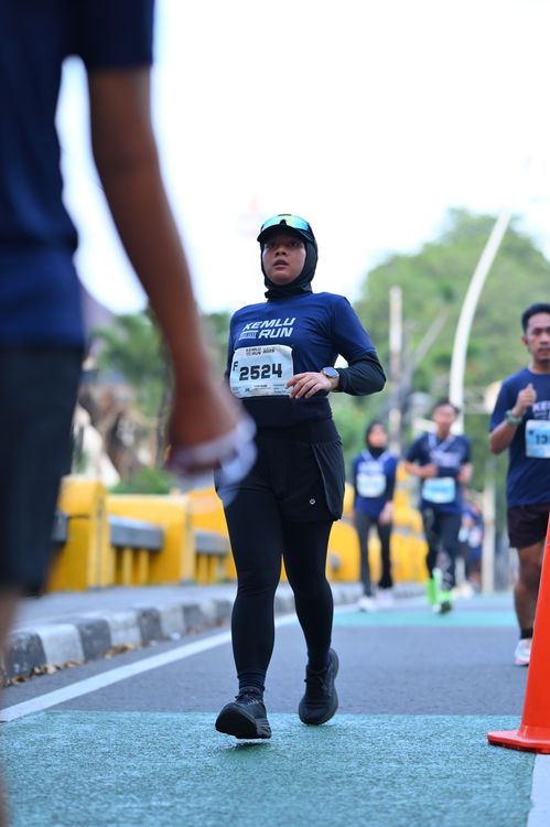 Race photo from KEMLU RUN 2025