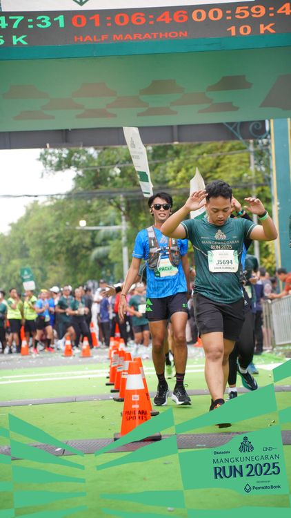 Race photo from Mangkunegaran Run 2025