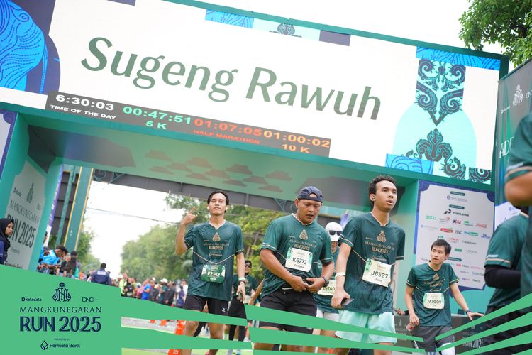 Race photo from Mangkunegaran Run 2025