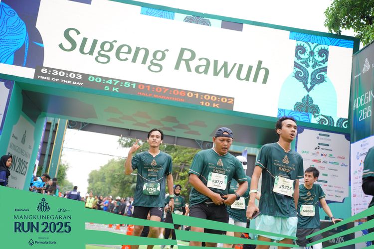 Race photo from Mangkunegaran Run 2025