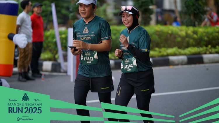 Race photo from Mangkunegaran Run 2025