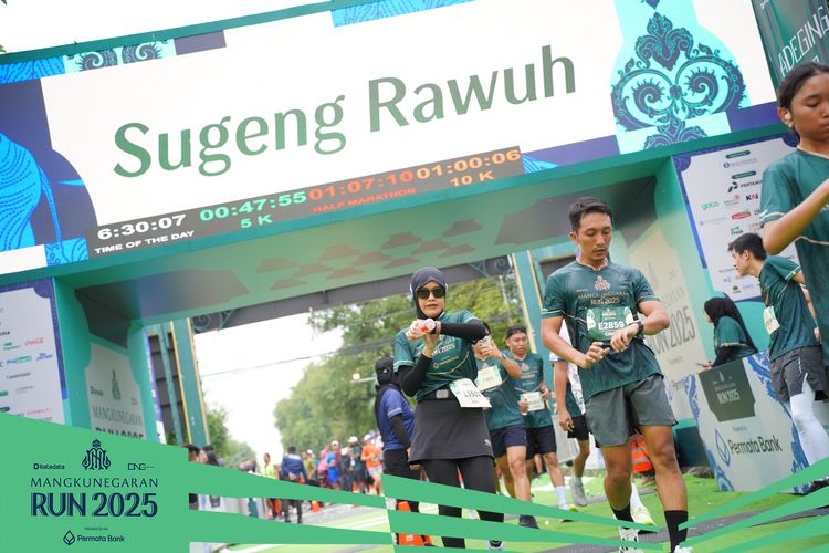 Race photo from Mangkunegaran Run 2025