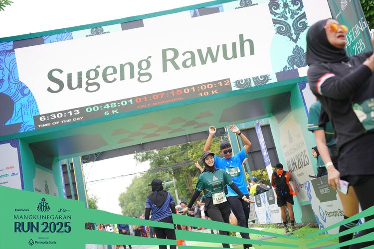 Race photo from Mangkunegaran Run 2025