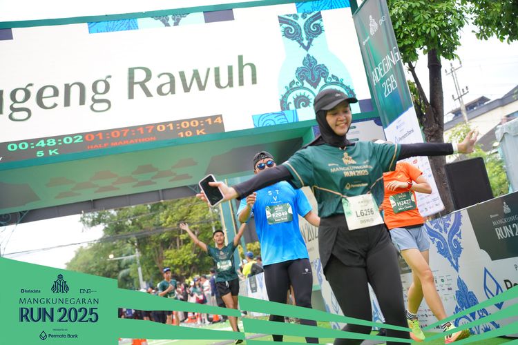 Race photo from Mangkunegaran Run 2025