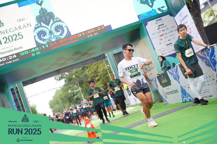 Race photo from Mangkunegaran Run 2025