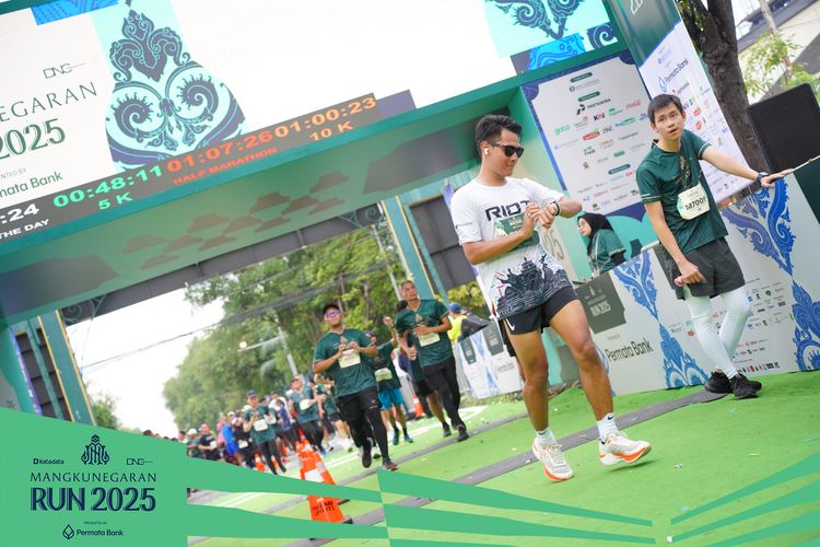Race photo from Mangkunegaran Run 2025