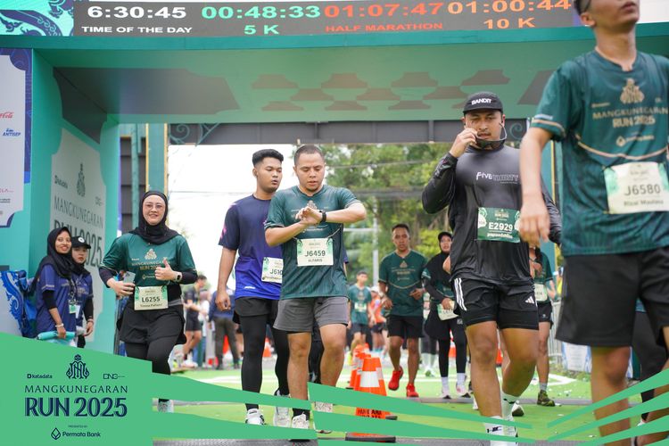 Race photo from Mangkunegaran Run 2025