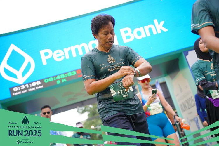 Race photo from Mangkunegaran Run 2025