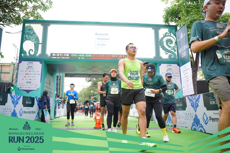 Race photo from Mangkunegaran Run 2025