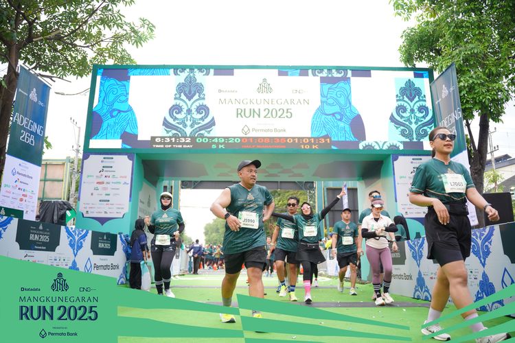 Race photo from Mangkunegaran Run 2025
